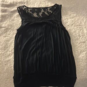 Elegant Black Lace Women's Top